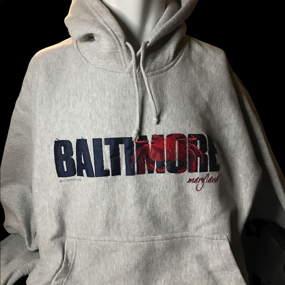 Baltimore Maryland Hoodie - Picture 2 of 3
